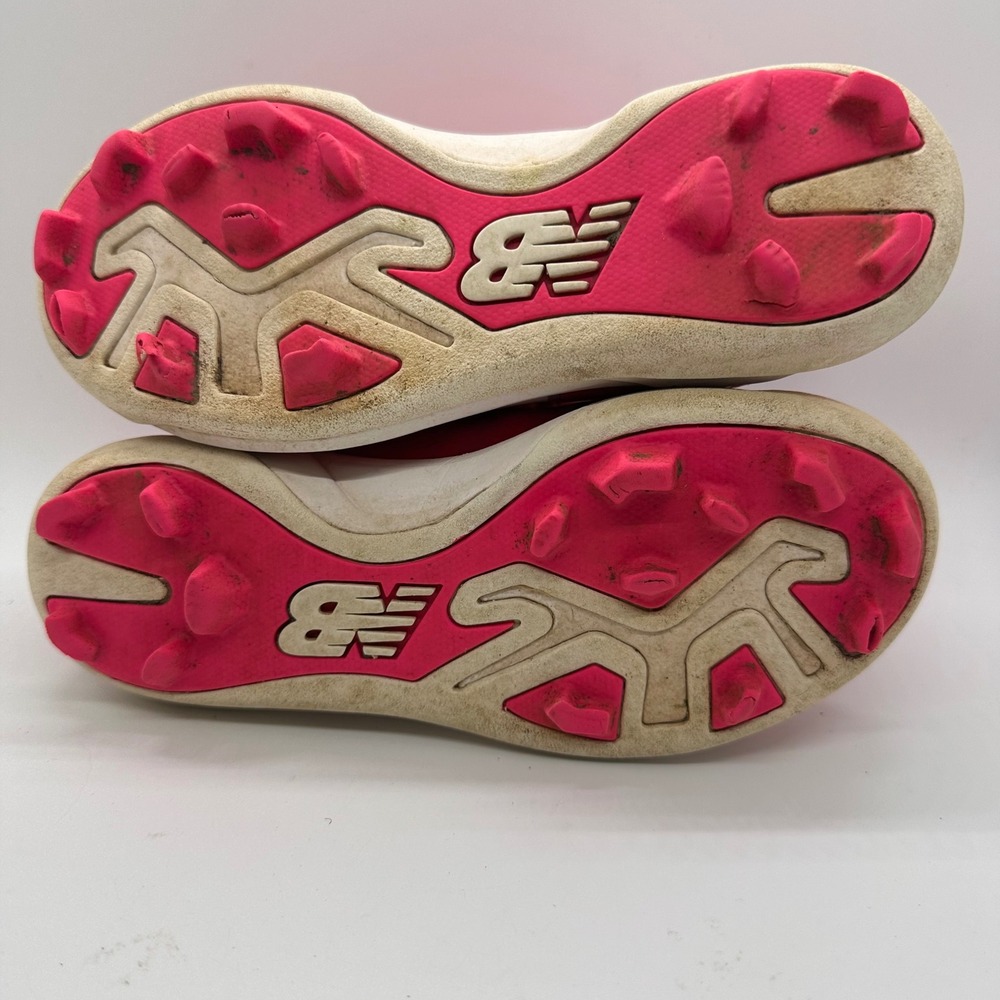 New Balance Turf Shoes‎ Pink Molded Cleats Soccer Baseball Girls Size 13 US - Picture 10 of 10